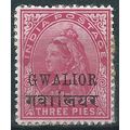 Gwailor (ICS) 1899 SG38 3p Carmine Mounted Mint...