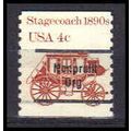 1898Ab 4c Stagecoach Fine MNH Dry Gum Gap Singl...