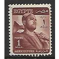 EGYPT 1953 AGRICULTURE 1M BROWN SG414 FINE USED#