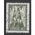 SWEDEN 1953 CENT OF TELECOMMS IN SWEDEN 40 ORE ...