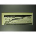 1956 Franchi Automatic Shotgun Ad - Lightest