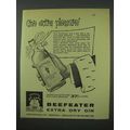 1960 Beefeater Gin Ad - Give Extra Pleasure