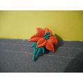 Flower Lapel Pin,Plastic