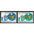 Christmas Island 1973 Christmas set 2v SG57-58 MM