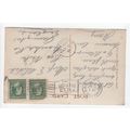 1911 Accrington Single Ring Postmark on Postcard