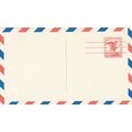 United States 1963 6c Eagle Postal card unused VGC