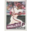 1985 Topps Baseball card 130 Al Oliver