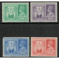 India 1946 Victory set 4v SG278-281 MM