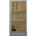 1971 AA Carnet-Camping International Owen Dixon...