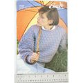Vintage: Emu 3729 ladies sweater, DK