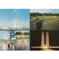 Military Memorial Canada Canadian 4x Postcard
