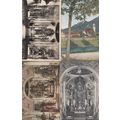 Oberammergau Kirche Hochaltar Altar 4x Postcard s