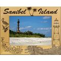 Sanibel Island Laser Engraved Wood Picture Fram...