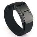 Alloy tactical buckle woven elastic belt for me...