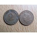1969g 2 Pfennig Germany Coin