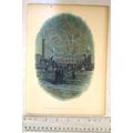 Vintage: coloured engraving - Municipal Buildin...