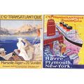 MARITIME ADVERTISING CLE GLE TRANS ATLA. 2 POST...