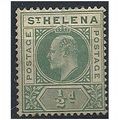St Helena 1902 SG53 1/2d Green Mounted Mint...
