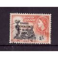 GHANA 1957 SG 178 1s BLACK AND RED ORANGE FINE ...