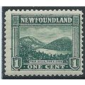 Newfoundland 1923 SG149 1c Green Mounted Mint . ..