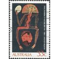 AUSTRALIA, Aboriginal Spirit, black 1986, 33c, #4