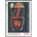 AUSTRALIA, Aboriginal Spirit, black 1986, 33c, #3