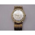 Antique Mens Bulova Automatic 14k Gold Watch Br...