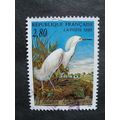 France 1995 - Snowy Egret (Egretta thula) - USED