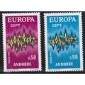 1972 Andorra - Europa - Sc# 200-201 Mint NH set...