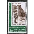 1986 Andorra - Postal Museum 2.20fr - Sc# 343 M...