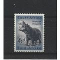 SouthAfrica.SG157 4 1/2d Hippopotamus.Mounted M...