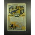 1917 Great White Fleet Ad - The Call of the Car...