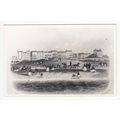 Beach Houses Littlehampton Art Postcard RP West...