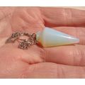 G Opalite Pendulum Crystal Dowsing 7 Inch Metap...