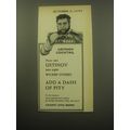 1959 Atlantic-Little, Brown Book Ad - Add a Dash of Pity by Peter Ustinov