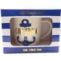 Her Captain Mug Fine China Blue Anchor 9 CM Box...