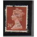 1989 GB 24P INDIAN RED F/U SG X968