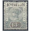 St Helena 1892 SG13 13c Grey & Black. Mounted M...