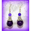 Silver Plated Tibetan Hill Tribe Style Purple H...