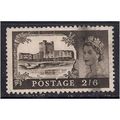 GB 1959 - 68 QE2 2/-6d H/V Brown Castle Wmk 179...