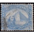 Egypt, 1879 20pa Pyramid, SG 46 (Scott #34), used