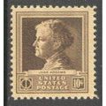 878 10c Jane Addams Fine MNH GA0416