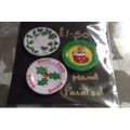 Hand Painted Christmas Plates set 1 1:12th Doll...