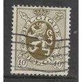 BELGIUM 1929 BELGIUM LION 10c BISTRE SG 491 FIN...