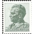 YUGOSLAVIA, President Josip Broz Tito, black-olive 1974, 1.20din, #2