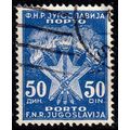 Yugoslavia 1951 Postage Due 50D Used Stamp Torc...