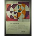 1964 Celanese Chemicals Ad - Three Billion People
