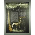 1970 Weatherby Magnum Rifle Ad - 2nd Isn't Good Enough