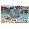 WEYMOUTH, DORSET. multiview used vintage postca...
