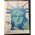 Heat Transfer Iron on Decal Statue of Liberty W...